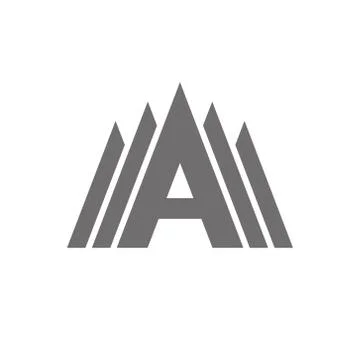 Letter A Logo Concept Icon. Vector 库存插图