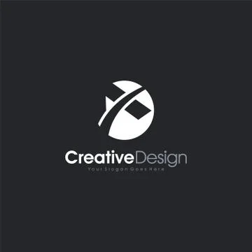 Letter A Logo Creative Template Sign Vector abstract Logo Template Design Vec Stock Illustration