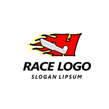 Letter logo design template. Fast fire speed vector unusual letter. Vector de イラスト素材