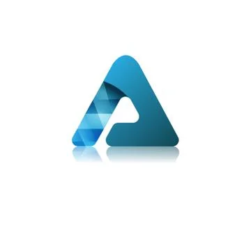 Letter A logo design vector illustration template Stock Illustration