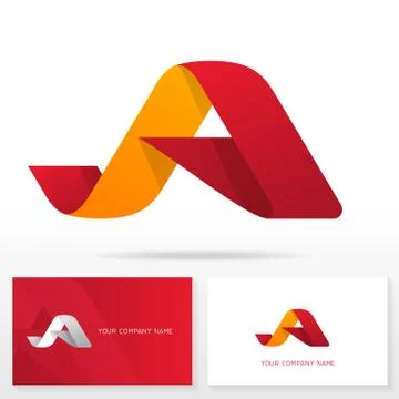 Letter A logo design - vector sign Stock Illustration