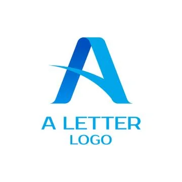 Letter A logo design vector template. Stock Illustration
