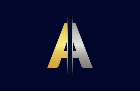 A Letter logo design vector template. Stock Illustration