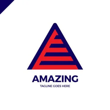Letter A logo icon design template elements 스톡 일러스트