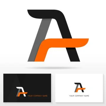 Letter A logo icon design template. Stock Illustration