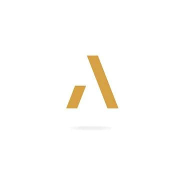 Letter A logo icon design template elements. Vector color sign. Stock Illustration