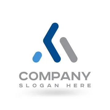 AT Letter Logo Icon Vector Template elements, Modern, Corporate, Modern 스톡 일러스트