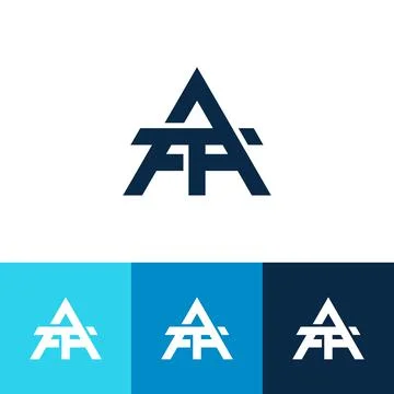 AT Letter Logo Icon Vector Template elements, Corporate, shape, Modern 스톡 일러스트