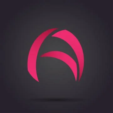 A letter logo Stock Illustration