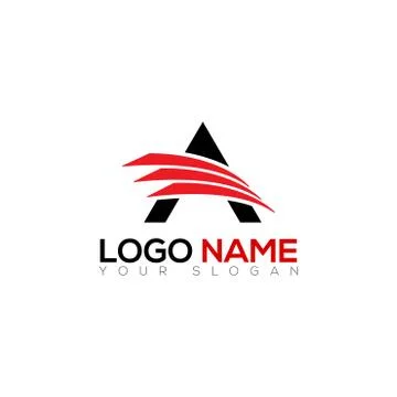 A Letter Logo 스톡 일러스트