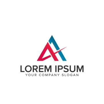 Letter A logo Stock Illustration