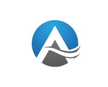 A Letter Logo Stock Illustration