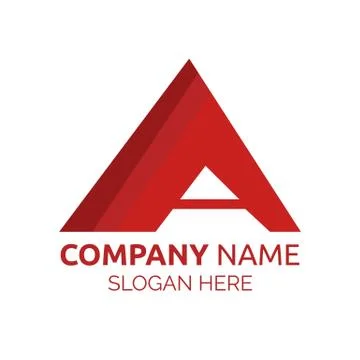 Letter A logo Stock Illustration