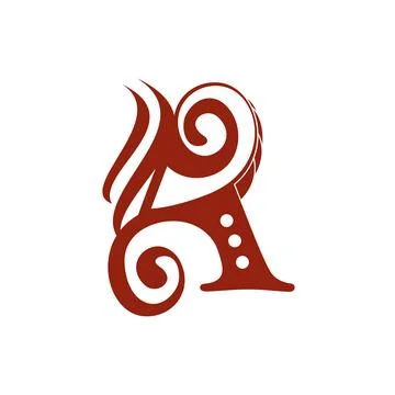 A letter logo Stock Illustration