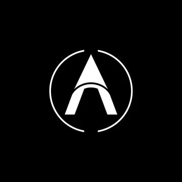 A letter logo Stock Illustration