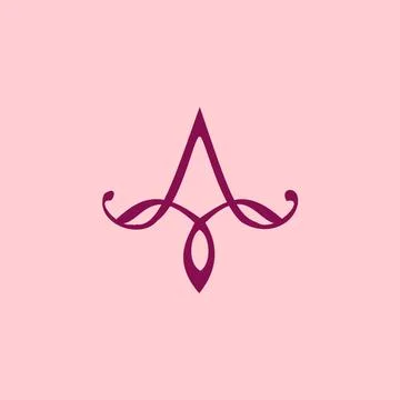 Letter A logo Ilustração Stock