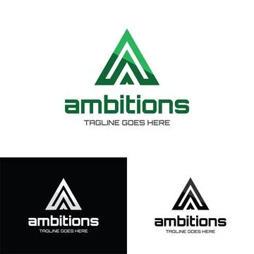 A Letter Logo Stock Illustration