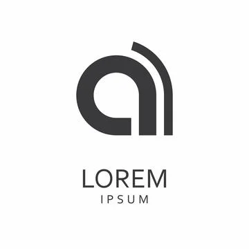 Letter A logo Stock Illustration