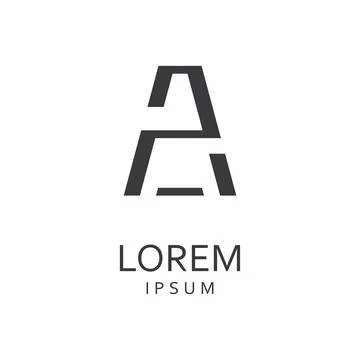 Letter A logo Stock Illustration