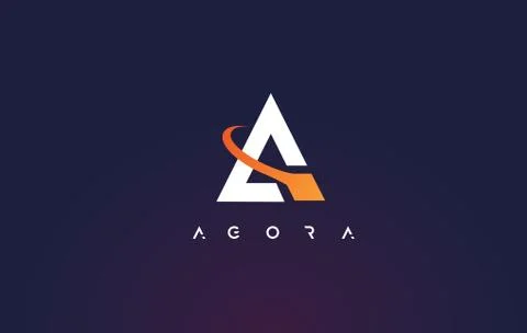 Letter A Logo. A Letter Design Vector Stock Illustration