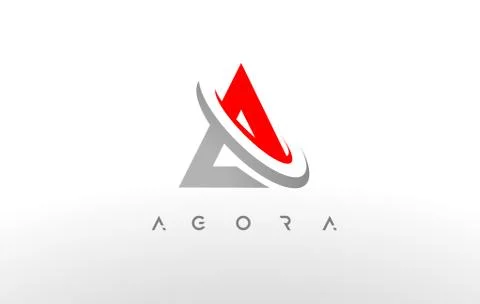 Letter A Logo. A Letter Design Vector Stock Illustration