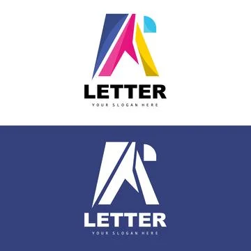 A Letter Logo, Letter Logotype Vector, Product Brand Design, Company Initia.. Stock Illustration