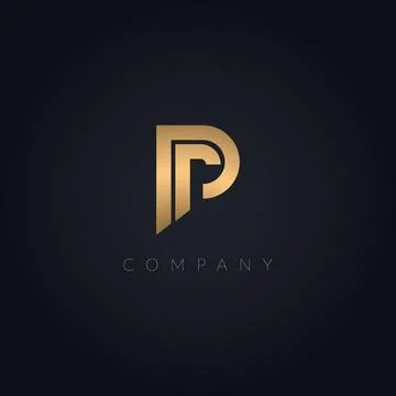 Letter logo P vector Design. Unique Style icon P Font abstract. alphabet P Stock Illustration