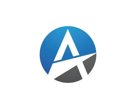 A Letter Logo Template Stock Illustration