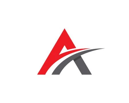 A Letter Logo Template Stock Illustration