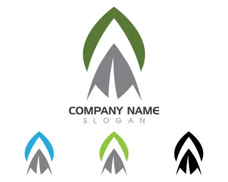 A Letter Logo Template Stock Illustration