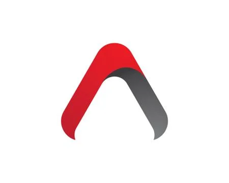 A Letter Logo Template Stock Illustration