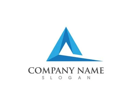 A Letter Logo Template Stock Illustration