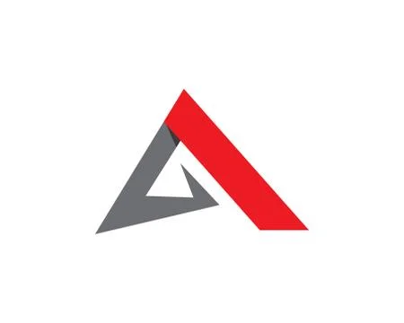 A Letter Logo Template Stock Illustration