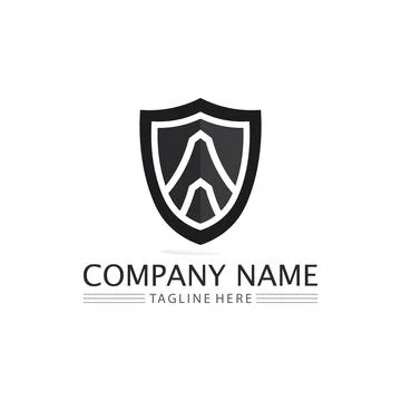 A Letter Logo Template Stock Illustration