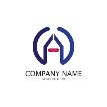 A Letter Logo Template イラスト素材