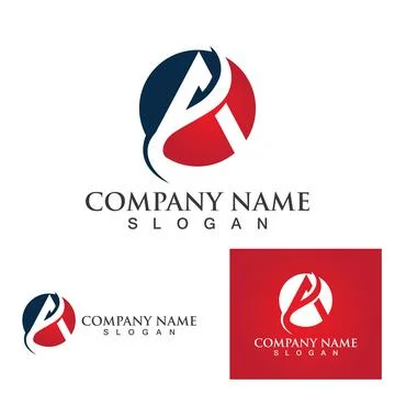 A Letter Logo Template vector Stock Illustration