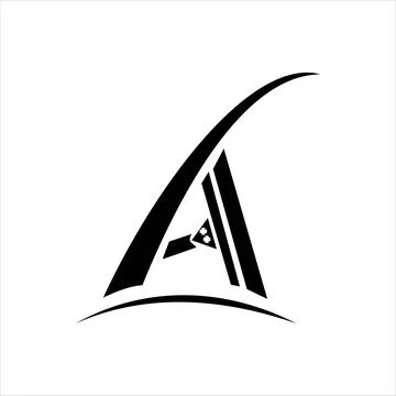 Letter ‍A logo vector design  template Stock Illustration