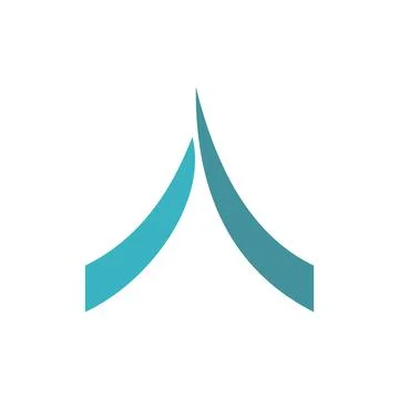 Letter ‍A logo vector design  template Stock-Illustration