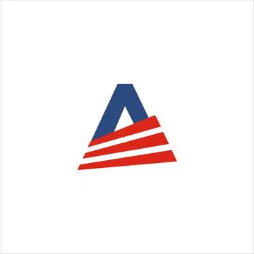 Letter ‍A logo vector design  template Stock-Illustration