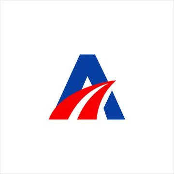 Letter ‍A logo vector design  template Stock Illustration
