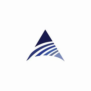 Letter ‍A logo vector design  template Stock-Illustration