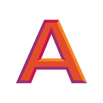 Letter A logo vector template イラスト素材