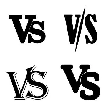 Letter logo VS design Stock Illustration