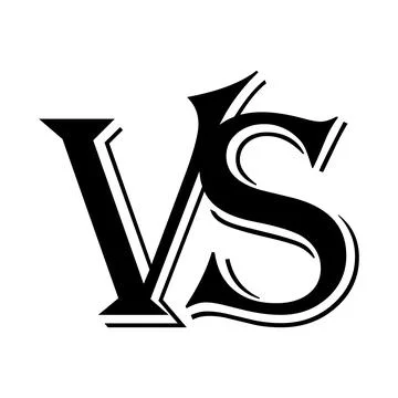 Letter logo VS,design Stock Illustration