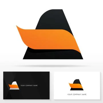 Letter A logtype design - Stock vector logo template. Stock Illustration