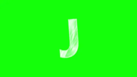 Letter Looping on Chroma Key for Compositing Stock-Footage 341329979