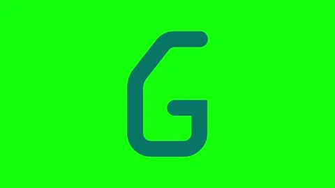 Letter Looping on Chroma Key for Compositing Video stock 341587139