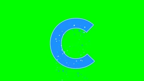Letter Looping - Chroma Key Green Screen Footage Stockbeeldmateriaal 336892837