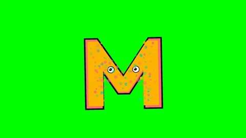Letter Looping - Chroma Key Green Screen Footage Video stock 336892891