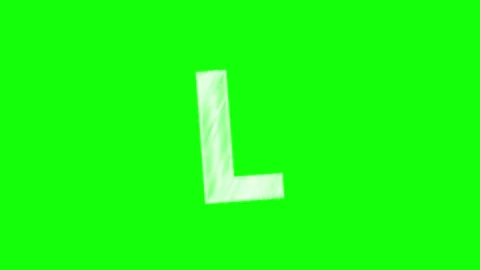 Letter Looping with Drawing on Chroma Key for Compositing Stock Footage 341330054